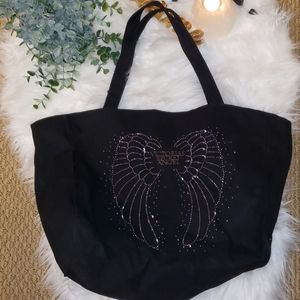 Victoria Secret 2 Tote bags Black and Beige